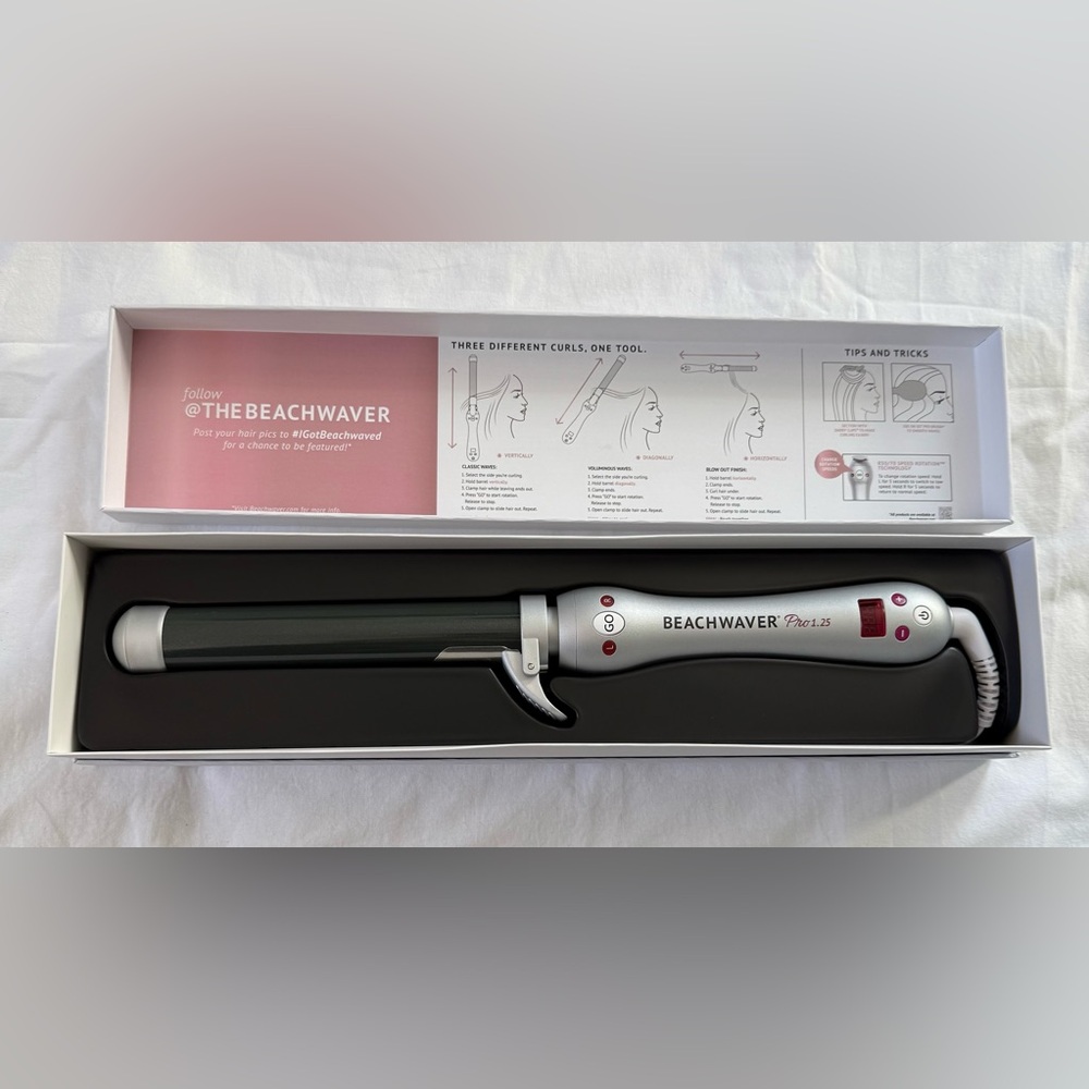 Beachwaver Pro 1.25 Rotating Curling Iron | Automatic Hair Curler - Picture 7 of 7